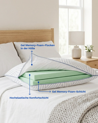 Scarnatti FlexCool Adjustable Gel Memory Foam Pillow